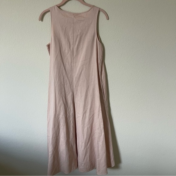 Anthropologie Maeve High Low Coquette blush pink Dress Women’s Size XS - Picture 3 of 4
